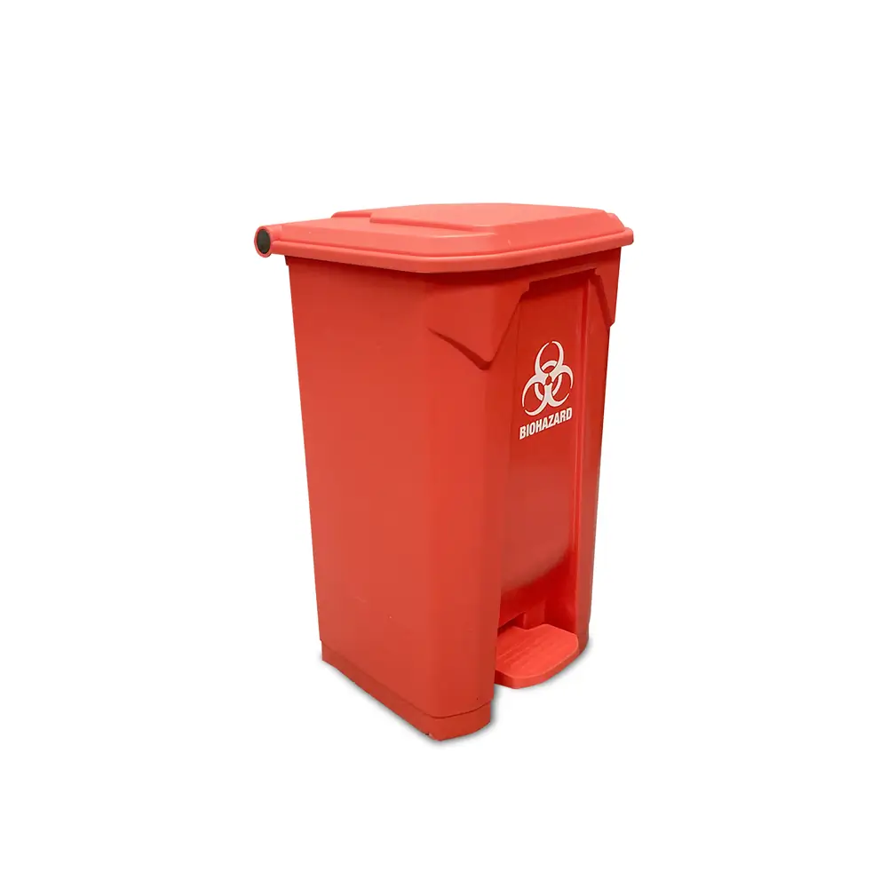 MTC Bio A8002B Biohazard Bin XL Lab Waste Container, Full-Size 23 Gallon (87L) Biohazard Lab Waste Container, 1 Container/Unit Primary Image