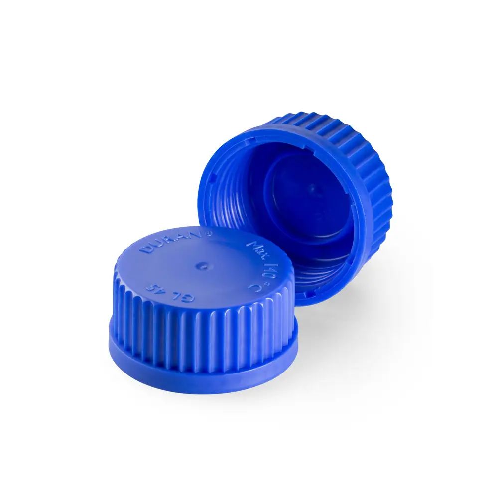 DWK Life Sciences 292392809 Screwcaps GL45 Blue Pp, DURAN