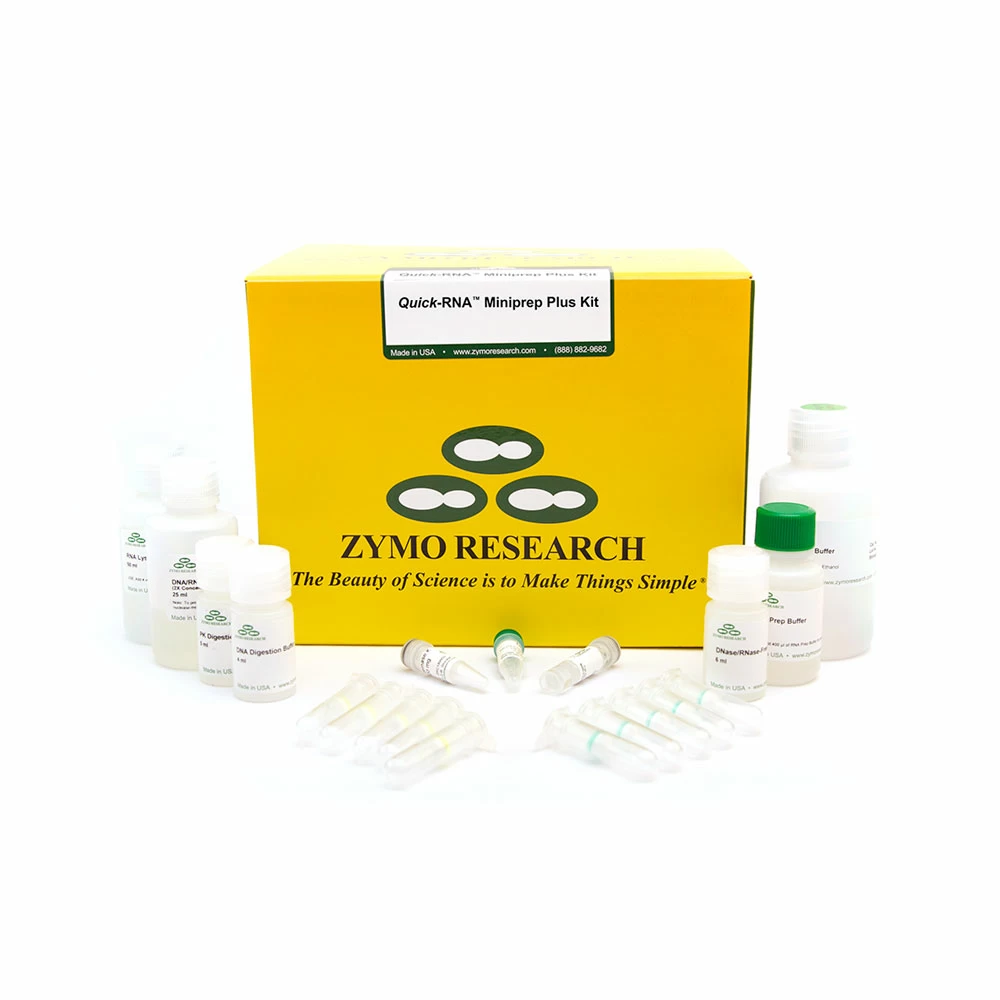 Zymo Research R1058 Quick-RNA MiniPrep Plus, Capped Columns, 200 Preps/Unit primary image