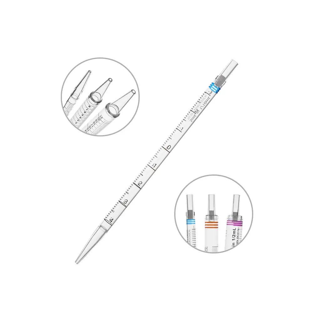 MTC Bio P8270-5RL Serological Pipets 5ml, Short Length, Sterile, Individually Wrapped, 200 Pipets/Unit Primary Image