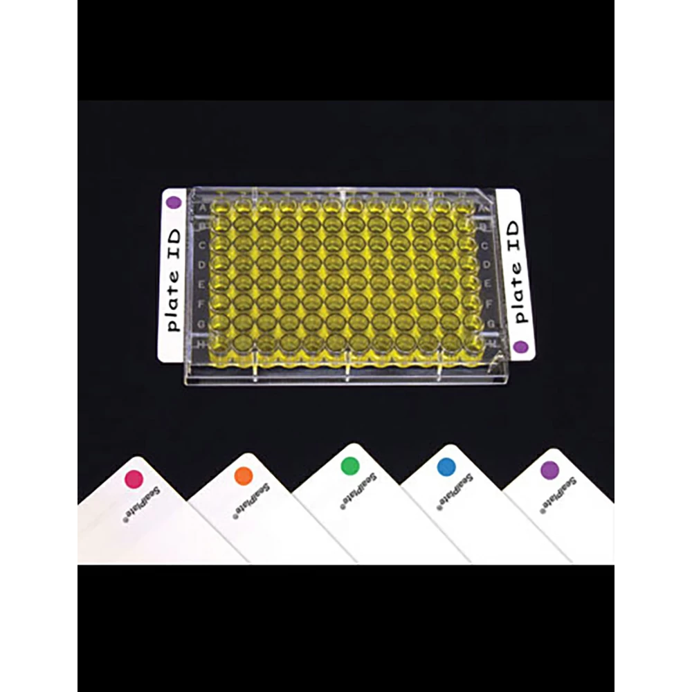 Excel Scientific SP-IDR-100, SealPlate Sealing Film, ColorTab, Red For ELISA & Similar Assay, 100 Films/Unit secondary image