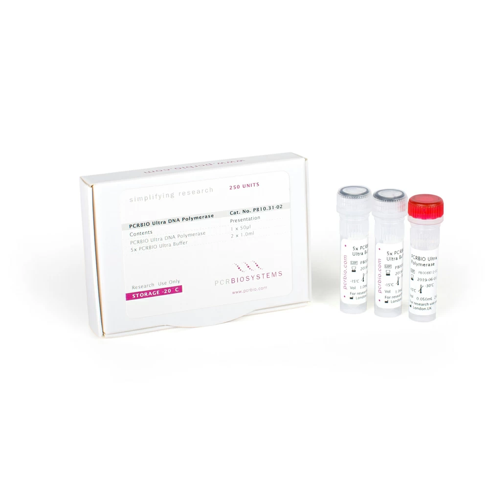 PCR Biosystems PB10.31-10 PCRBIO Ultra Polymerase, 1 Polymerase & 2 x 1ml Buffer, 250U/Unit primary image