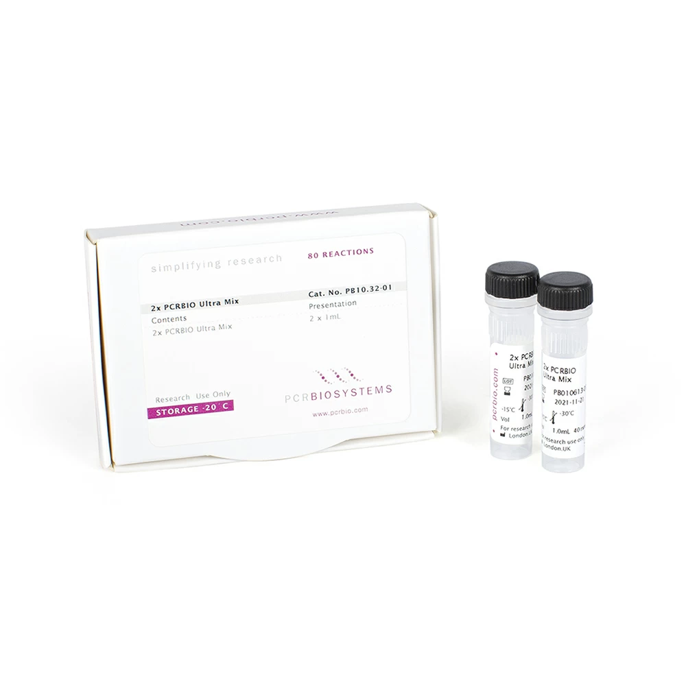 PCR Biosystems PB10.32-05 PCRBIO Ultra Mix, Clear, 2 x 1ml Ultra Mix, 80 Reactions/Unit primary image