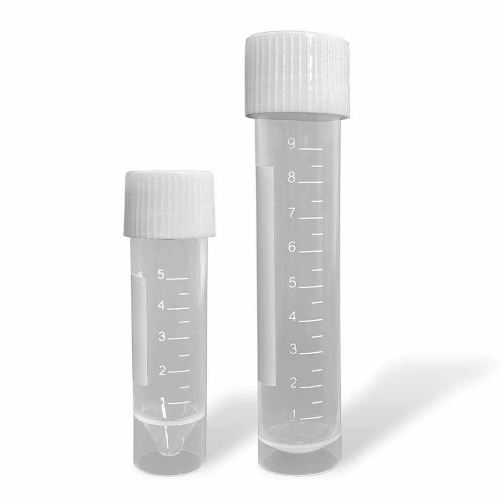 Olympus Plastics 21-398, 5ml Transport Tubes & Caps Self-Standing, Sterile, Polypropylene, 10 Bags of 100 Tubes/Unit primary image