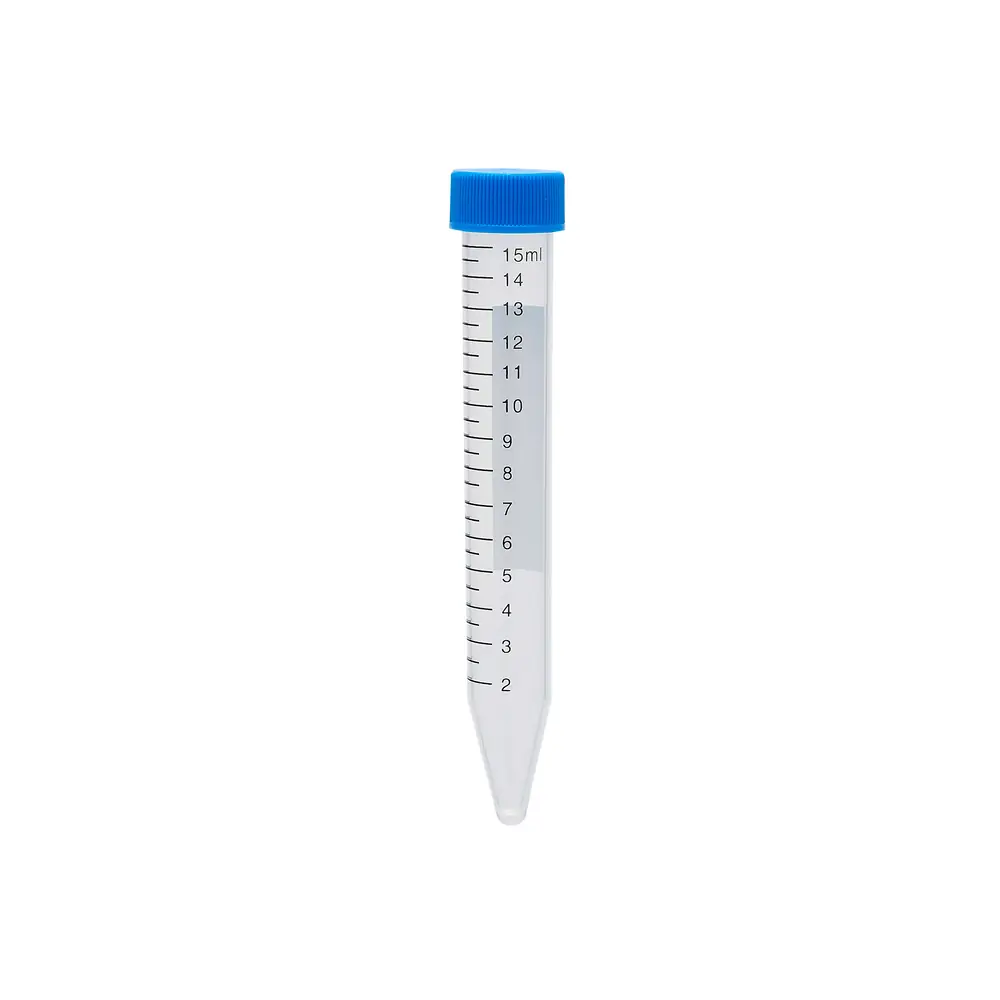 MTC Bio C2607 15mL Centrifuge Tubes, EcoPlastic Rack with Screw Cap, 500 Tubes/Unit Primary Image