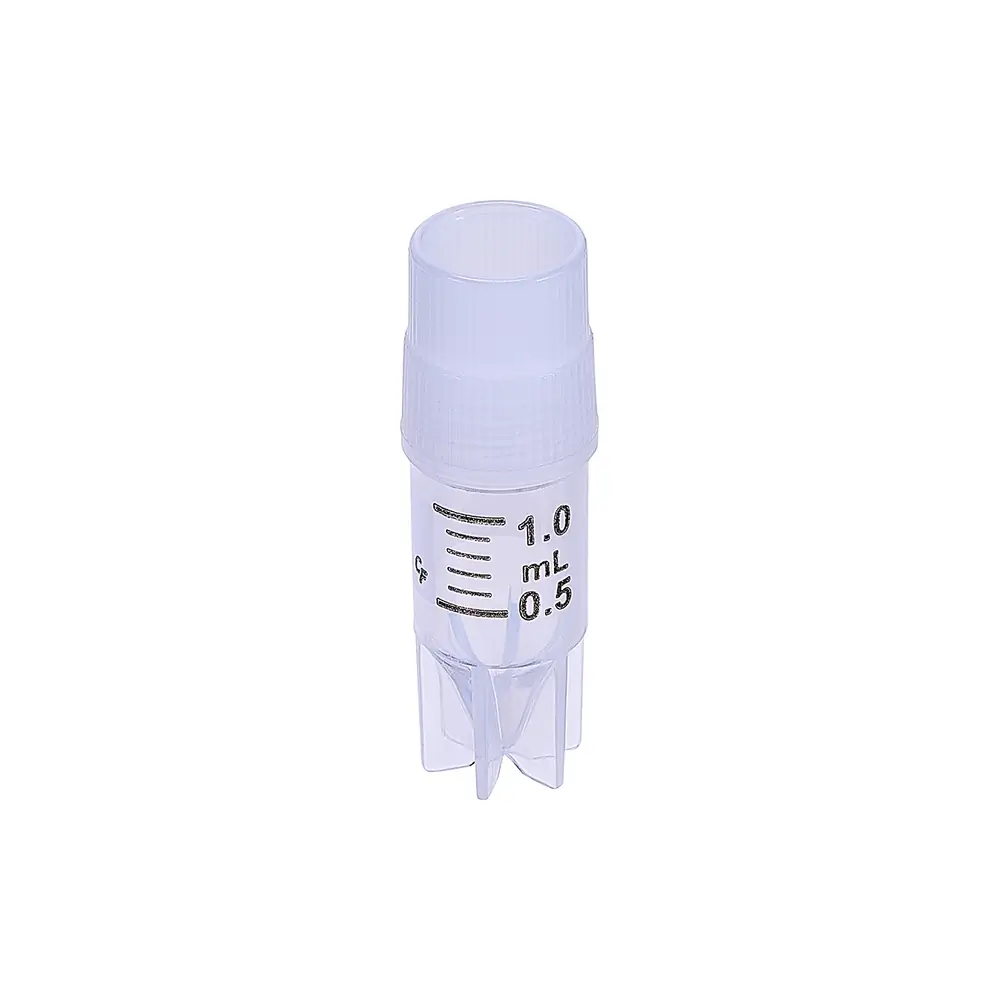 Olympus Plastics 24-201P, 1.0ml Self-Standing Cryovial External Thread w/ Lip Seal, 1 Bag of 100 Tubes/Unit tertiary image