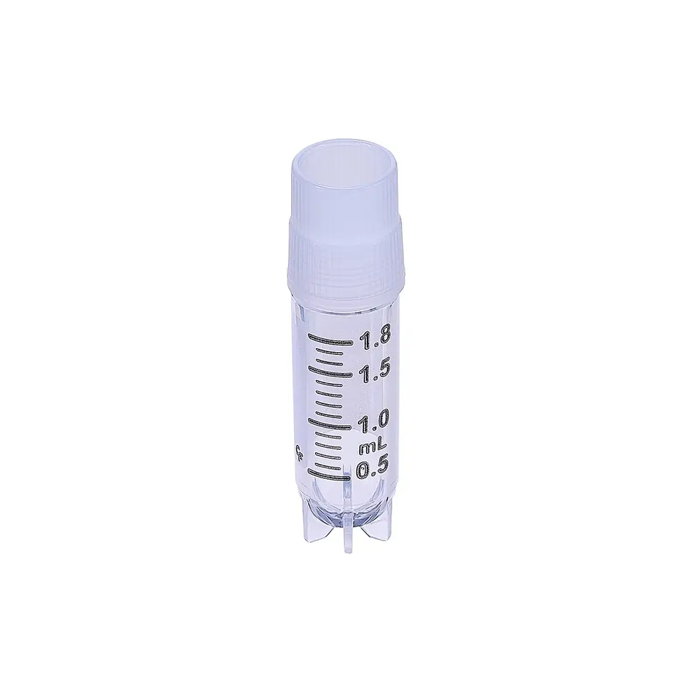 Olympus Plastics 24-203P, 1.8ml Self-Standing Cryovial External Thread w/ Lip Seal, 1 Bag of 100 Tubes/Unit tertiary image