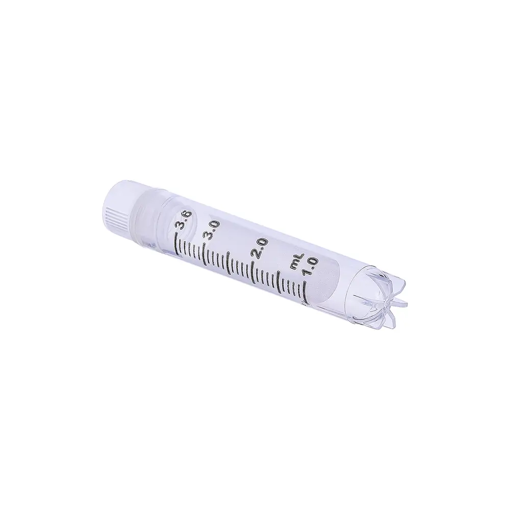 Olympus Plastics 24-204, 3.6ml Self-Standing Cryovial Internal Thread w/ O-Ring Seal, 10 Bags of 100 Tubes/Unit secondary image