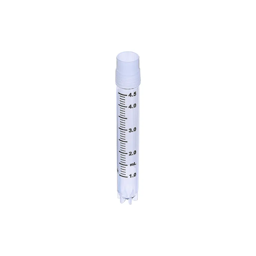 Olympus Plastics 24-206, 4.5ml Self-Standing Cryovial External Thread w/ Lip Seal, 10 Bags of 100 Tubes/Unit tertiary image