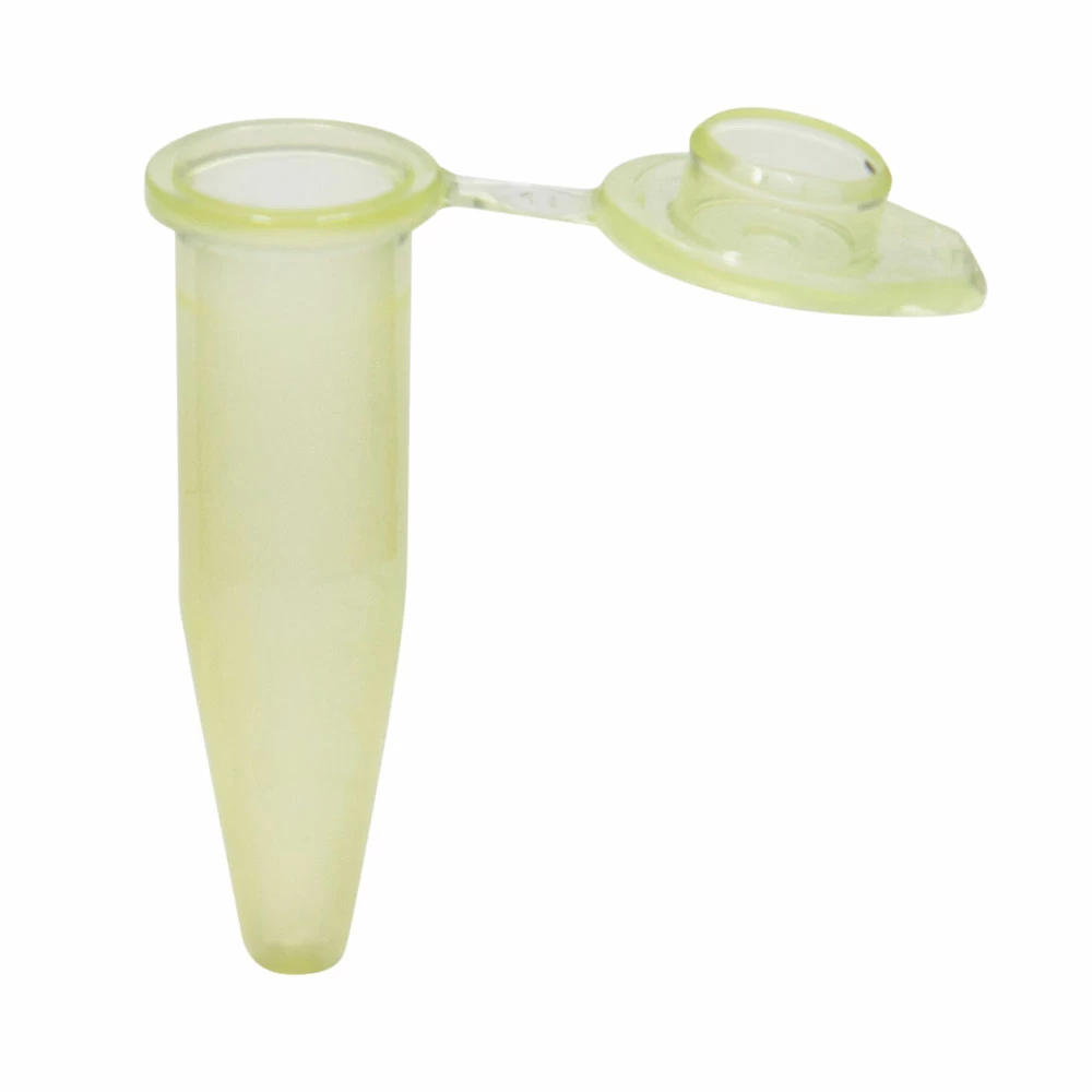 Olympus Plastics 24-281Y, Olympus 1.7ml Microtubes, Yellow Polypropylene, Wide Cap, Box of 500 Tubes/Unit secondary image