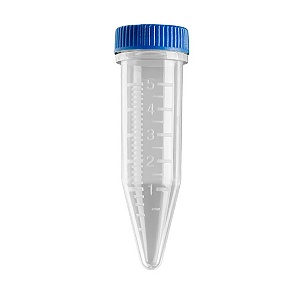 Olympus Plastics 24-285SCB, Olympus 5ml Screw Cap Tubes, Bulk Polypropylene, Clear, Sterile, 5 Bags of 100 Tubes, 500/Unit primary image