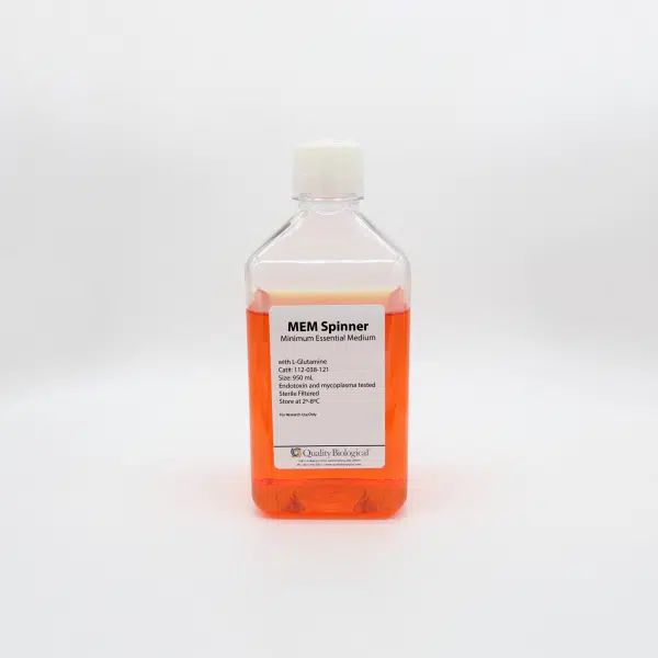 QBI 112-038-121 MEM Spinner with L-Glutamine, Basal medium, diff variations, 950 mL/Unit Primary Image