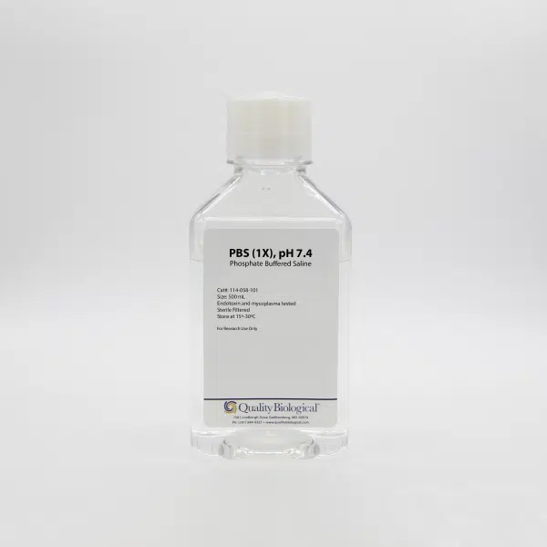 QBI 114-058-101CS 1X PBS,  pH 7.4, w/o Ca & Mg, 10 x 500 mL/Unit Primary Image