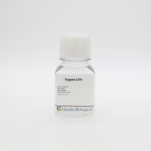 QBI 118-086-721 Trypsin 2.5%, w/o EDTA, Phenol Red, 4 x 100 mL/Unit Primary Image