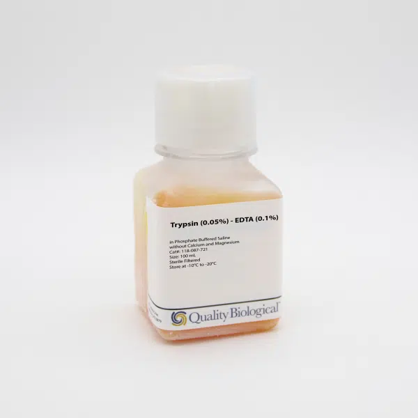 GenClone 25-510F Trypsin-EDTA, 0.05% 1X, phenol red, without Calcium and Magnesium, 6 x 100 mL/Unit primary image