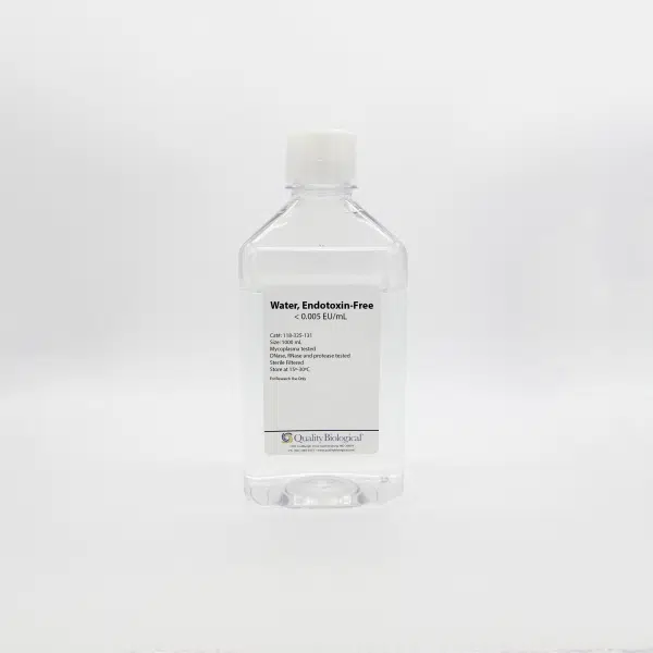 QBI 118-325-101 Water, Endo-free (<0.005 Eu/mL), DNase, RNase and protease tested, 500 mL/Unit Primary Image