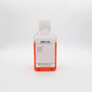 QBI 119-065-101 HBSS 10X without Sodium Bicarbonate, w/ Ca, Mg, Phenol Red, 500 mL/Unit Primary Image