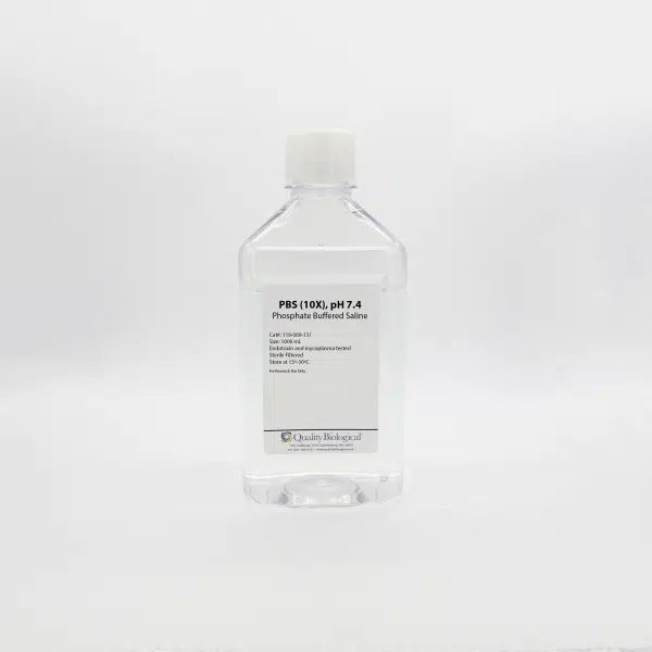 QBI 119-069-101CS PBS 10X, pH 7.4, w/o Ca & Mg, 10 x 500 mL/Unit Primary Image