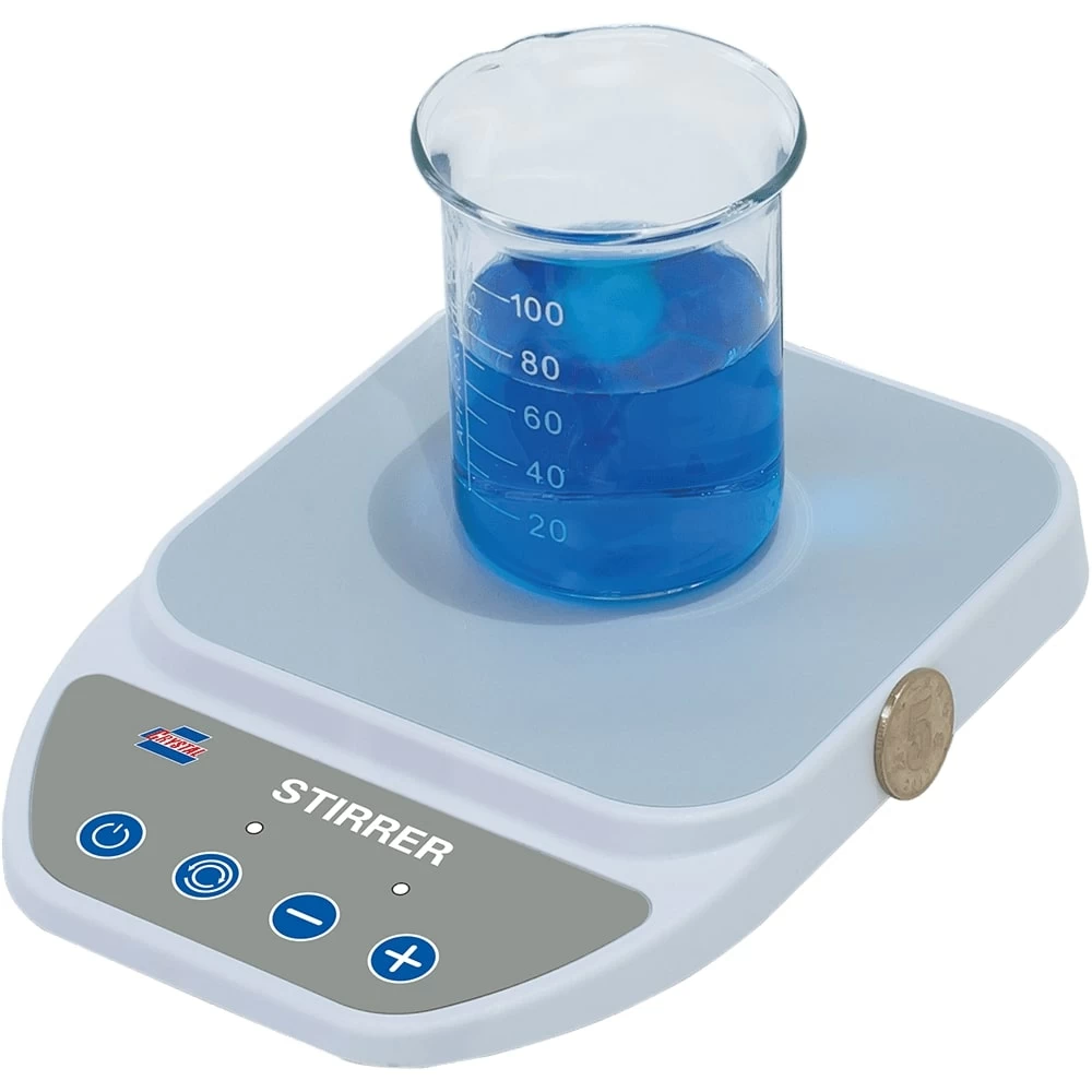 Genesee Scientific 27-530 Low Profile Magnetic Stirrer, 4.3 x 4.3in Platform, 1 Magnetic Stirrer/Unit primary image