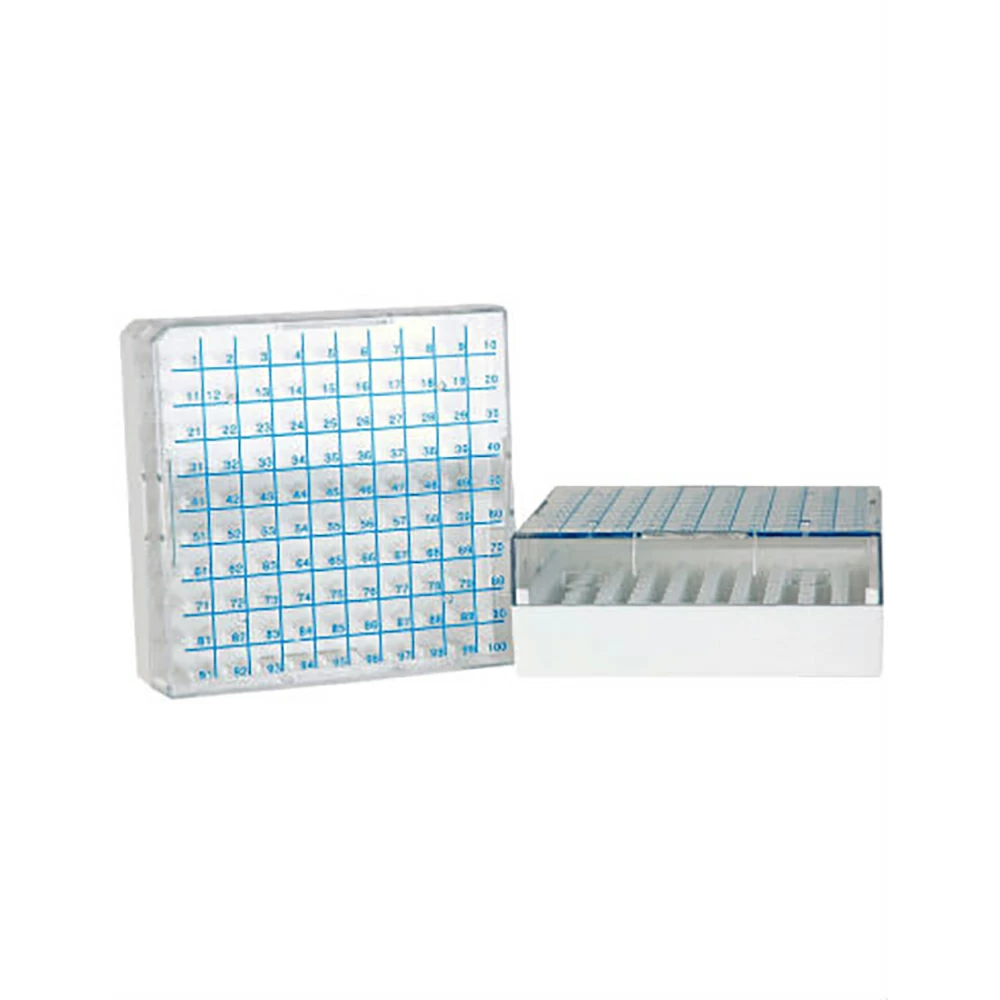 Genesee Scientific 27-214,  White, Clear Lid w/ Grid, 1 Rack/Unit primary image