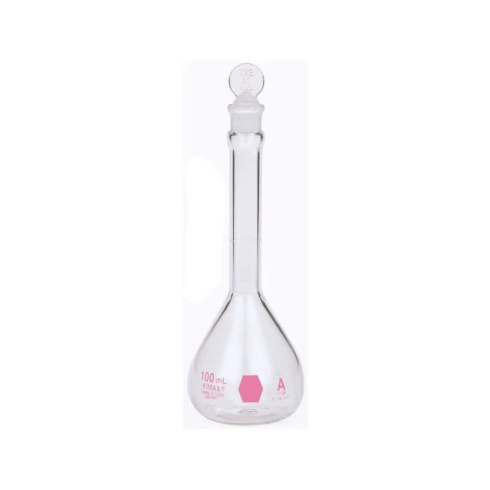 DWK Life Sciences 28014PNK-50 Flask,Volume,Classa,Pink Scale,50ml, KIMBLE