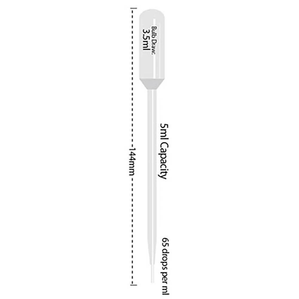 Olympus Plastics 30-206, Transfer Pipettes, 5ml, Std. Bulb Non-Sterile, Bulk, 500 Pipettes/Unit secondary image