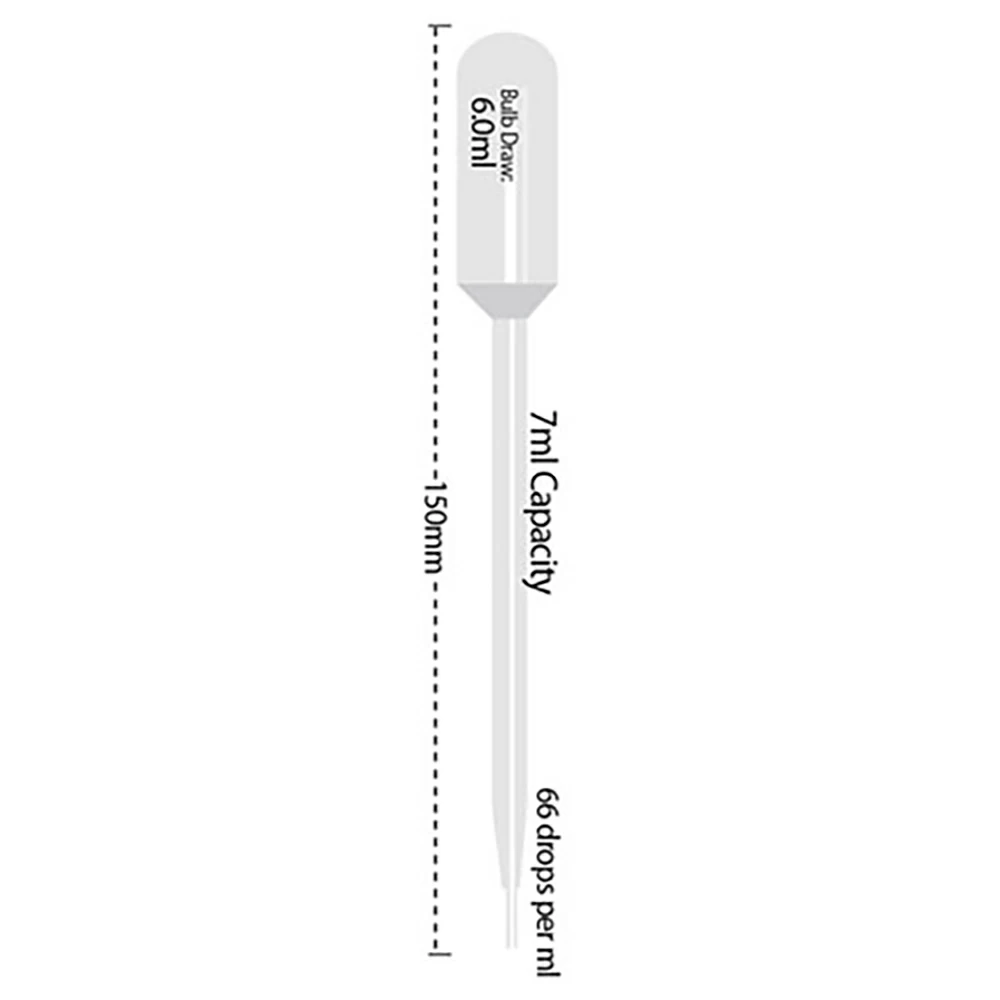 Olympus Plastics 30-207S, Transfer Pipettes, 7ml, Extended Tip, Sterile Sterile, Individually Wrapped, 500 Pipettes/Unit secondary image