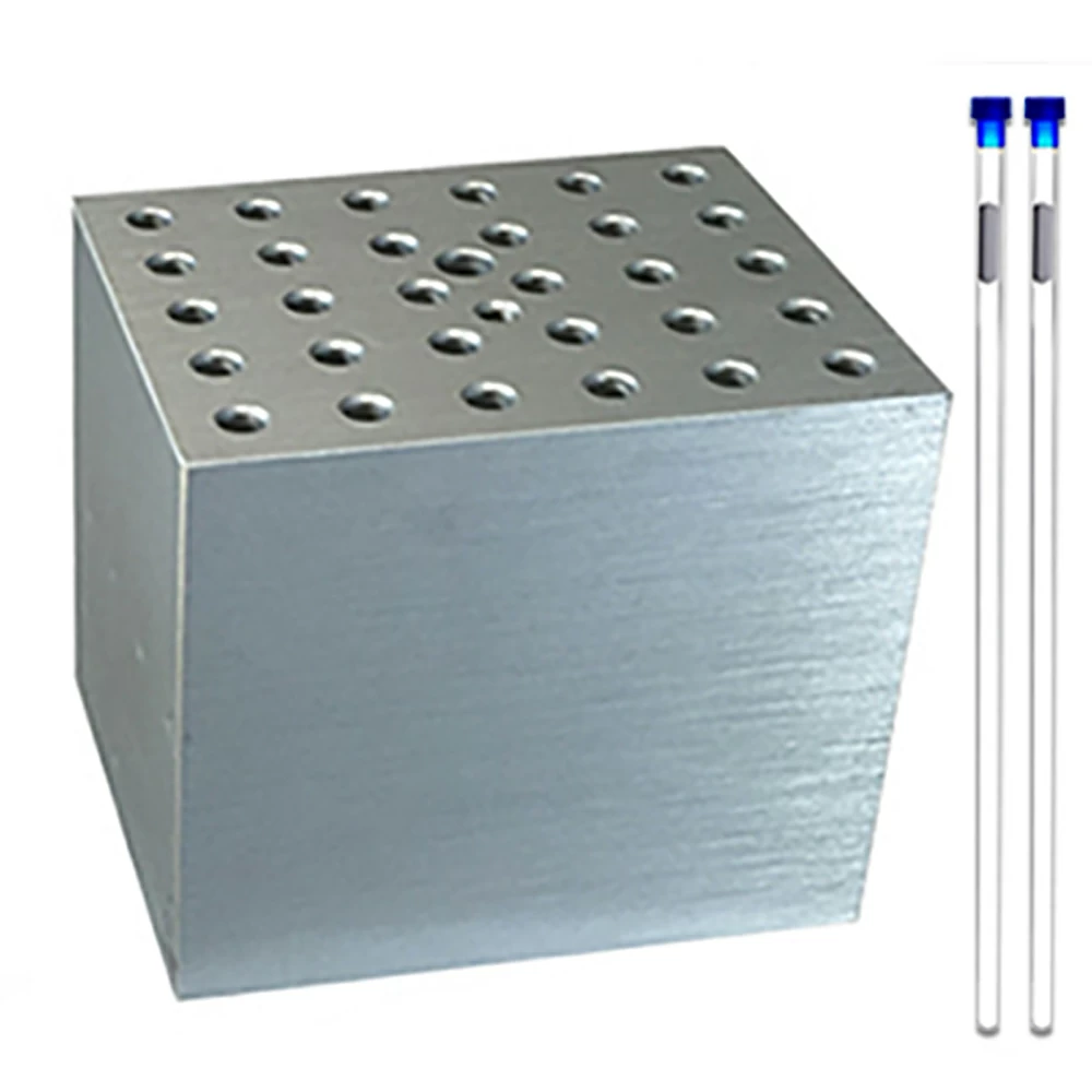 Benchmark Scientific BSWNMR Block, 30 x NMR Tubes, For Digital Dry Bath, 1 Block/Unit primary image