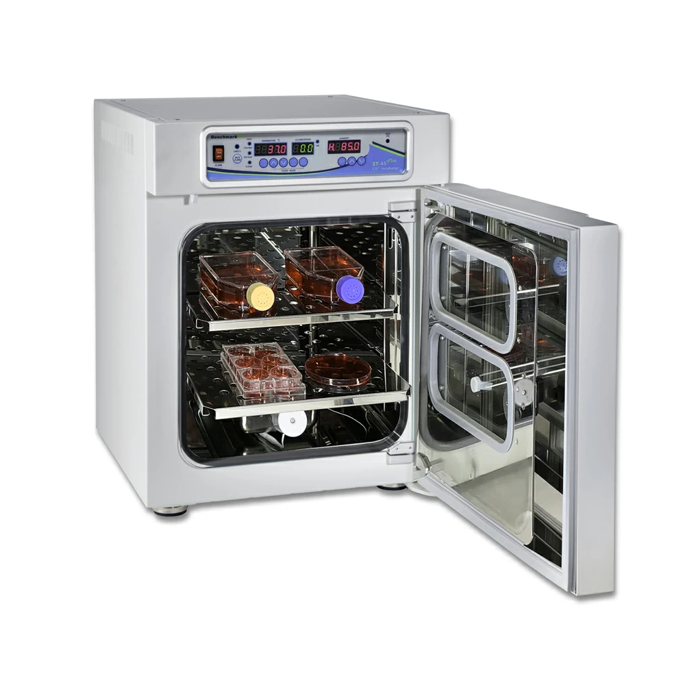 Benchmark Scientific H3551-45P ST-45 PLUS CO2 Incubator 45L, High Heat Decon, 2 Shelves, 1 Incubator/Unit primary image