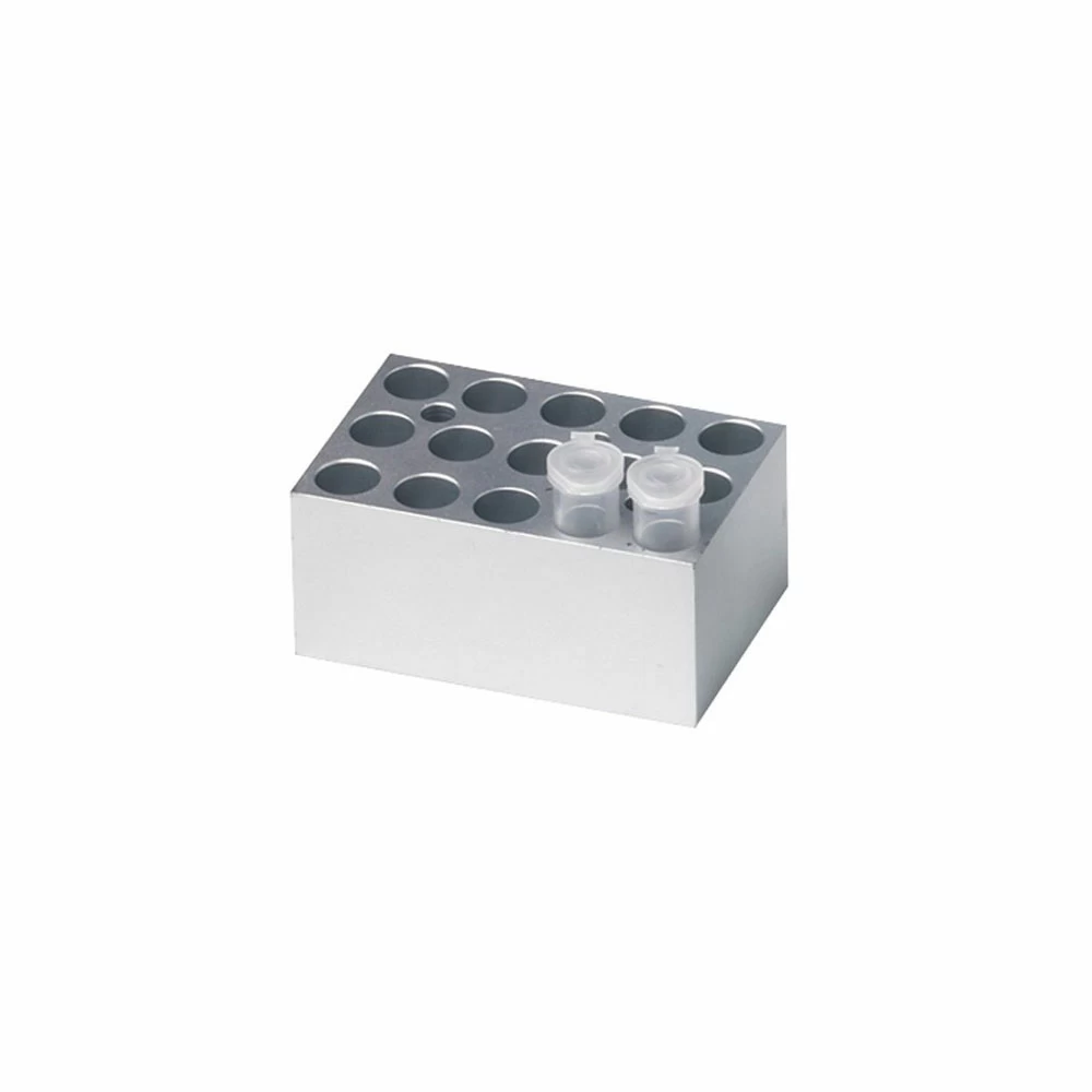 Benchmark Scientific BSH100-1520 Block, 15 x 1.5 or 2.0ml Tubes, For MyBlock Mini, 1 Block/Unit primary image