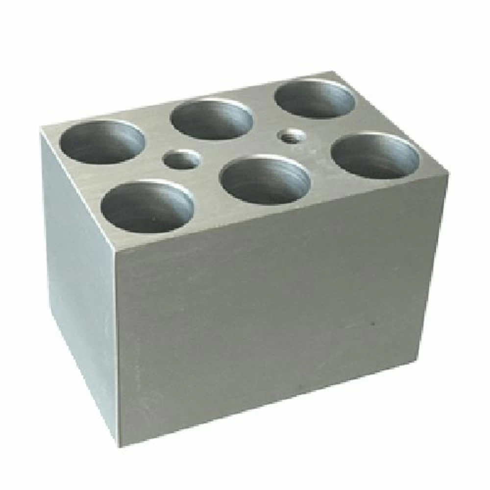 Benchmark Scientific BSH100-5MT Block, 6 x 5ml Tubes (17mm diameter), For MyBlock Mini, 1 Block/Unit primary image