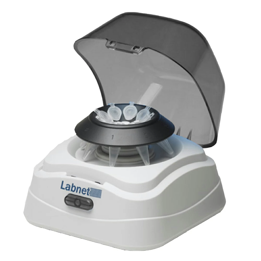 Labnet International C1601-G Labnet Mini Centrifuge, Gray, Gray Lid, 1 Centrifuge/Unit primary image