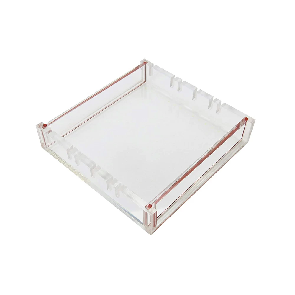 Genesee Scientific 33-618UVT UVT Gel Tray w/ End Gates, 15 x 15cm, 1 Tray/Unit primary image