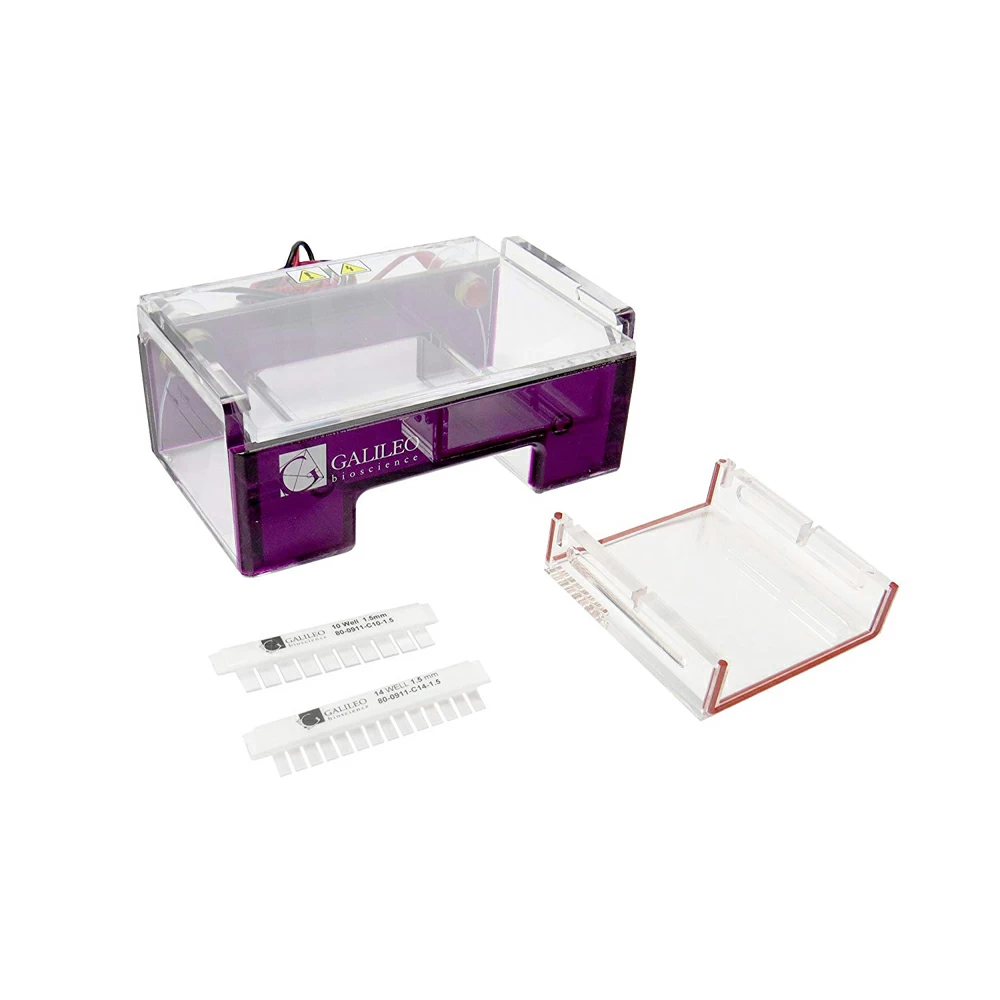 Genesee Scientific 33-634 9 x 11cm Horizontal Gel Box, RapidCast Complete System, 1 System/Unit primary image