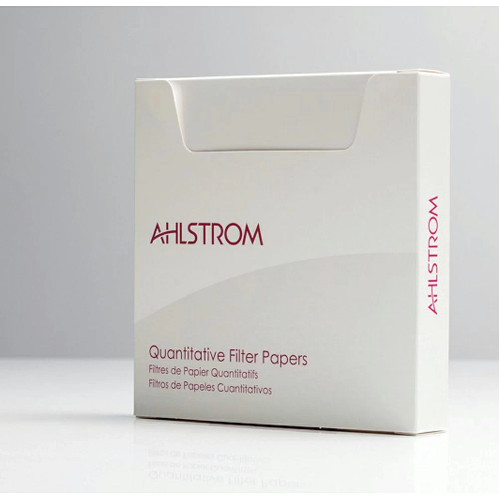 Ahlstrom 0550-4000 Quantitative Filter Papers, Hardened, Ashless, Grade 55, 40cm, 100/Unit primary image