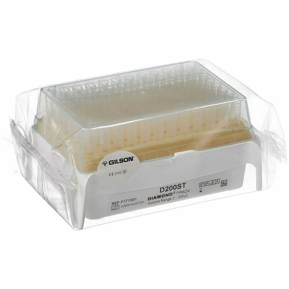 Gilson F171301 D200ST Tipack, Sterile, 2-200