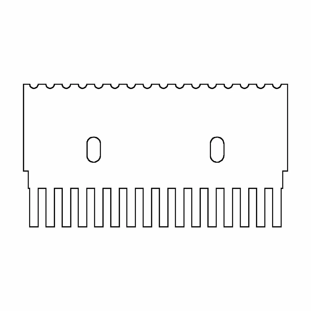 Genesee Scientific 45-100C16 16 Tooth Comb, 1mm Thick, For 7cm Mini Gel Box (45-100), 1 Comb/Unit primary image