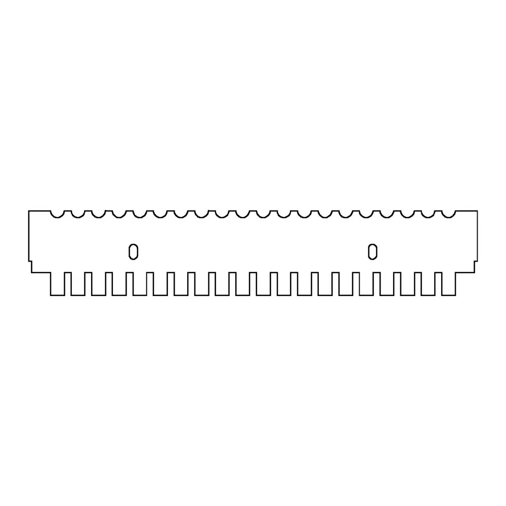 Genesee Scientific 45-102C20 20 Tooth Comb, 1mm Thick, for 15cm Gel Box, 1 Comb/Unit primary image