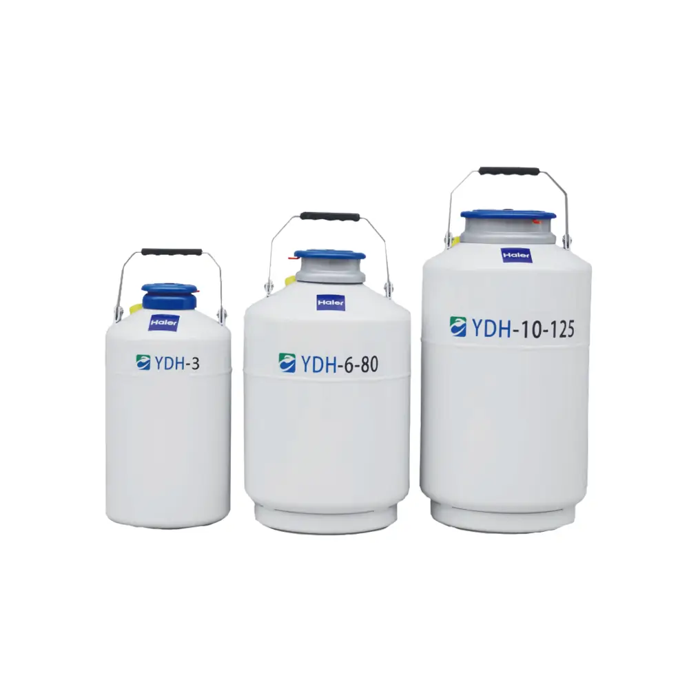 Haier Biomedical YDH-3 Liquid Nitrogen Dryshipper Tank 3L, 50mm Opening, No Racks, 1 Canister/Unit primary image