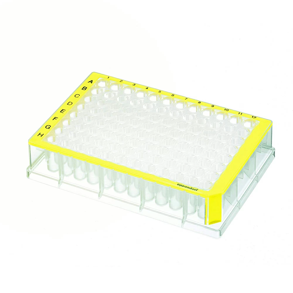 Eppendorf 951031828 DWP 96/500, PCRclean, YELLOW, Eppendorf # 951031828, 40 Plates/Unit primary image