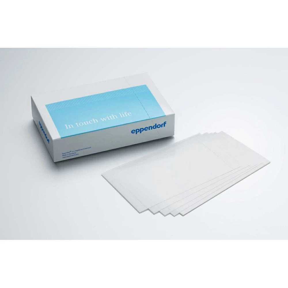 Eppendorf 30127870 Storage film, adhesive  (100 pcs.), Eppendorf # 0030127870, 100 Films/Unit primary image