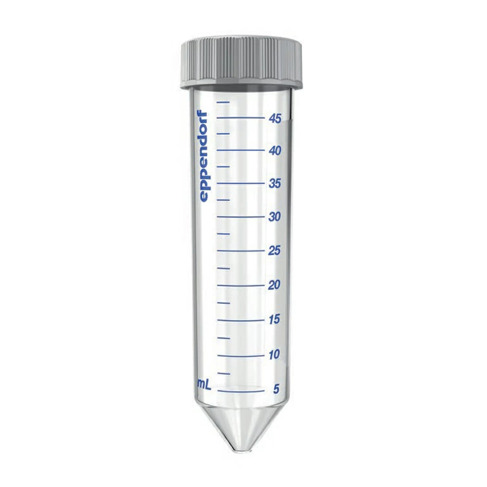 Eppendorf 30122232 50ml Conical Tubes, Bulk, DNA LoBind, Polypropylene, 200 Tubes/Unit primary image