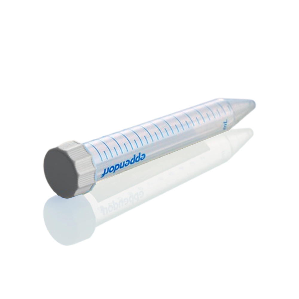 Eppendorf 30122526 BioBased Tubes, 15 mL, Screw cap, Sterile, Colorless, 500 Tubes/Unit Primary Image