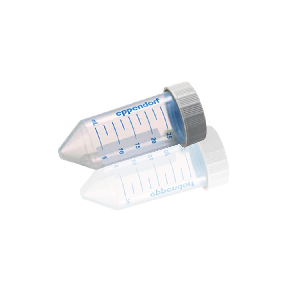 Eppendorf 30122534 BioBased Tubes, 25 mL, Screw cap, Sterile, Colorless, 200 Tubes/Unit Primary Image