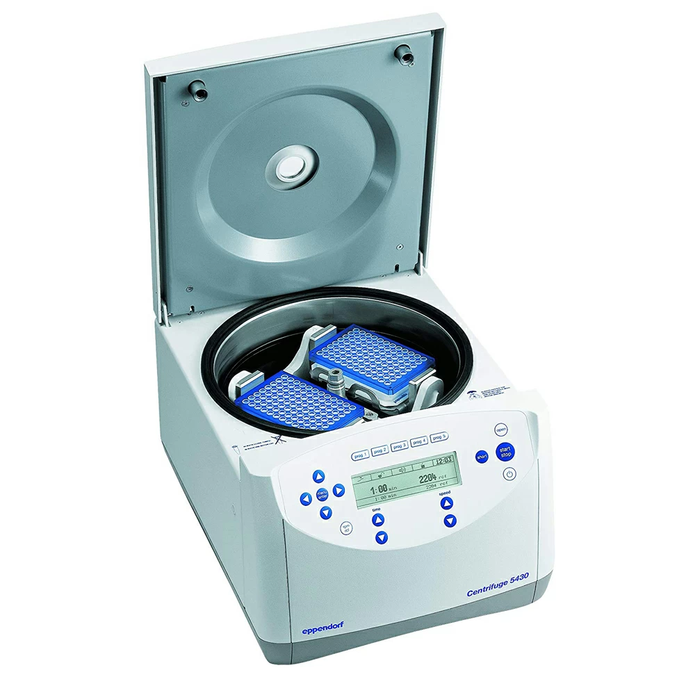 Eppendorf 022620568 5430 Centrifuge, Keypad, w/ 2 x MTP Rotor, 1 Centrifuge/Unit primary image