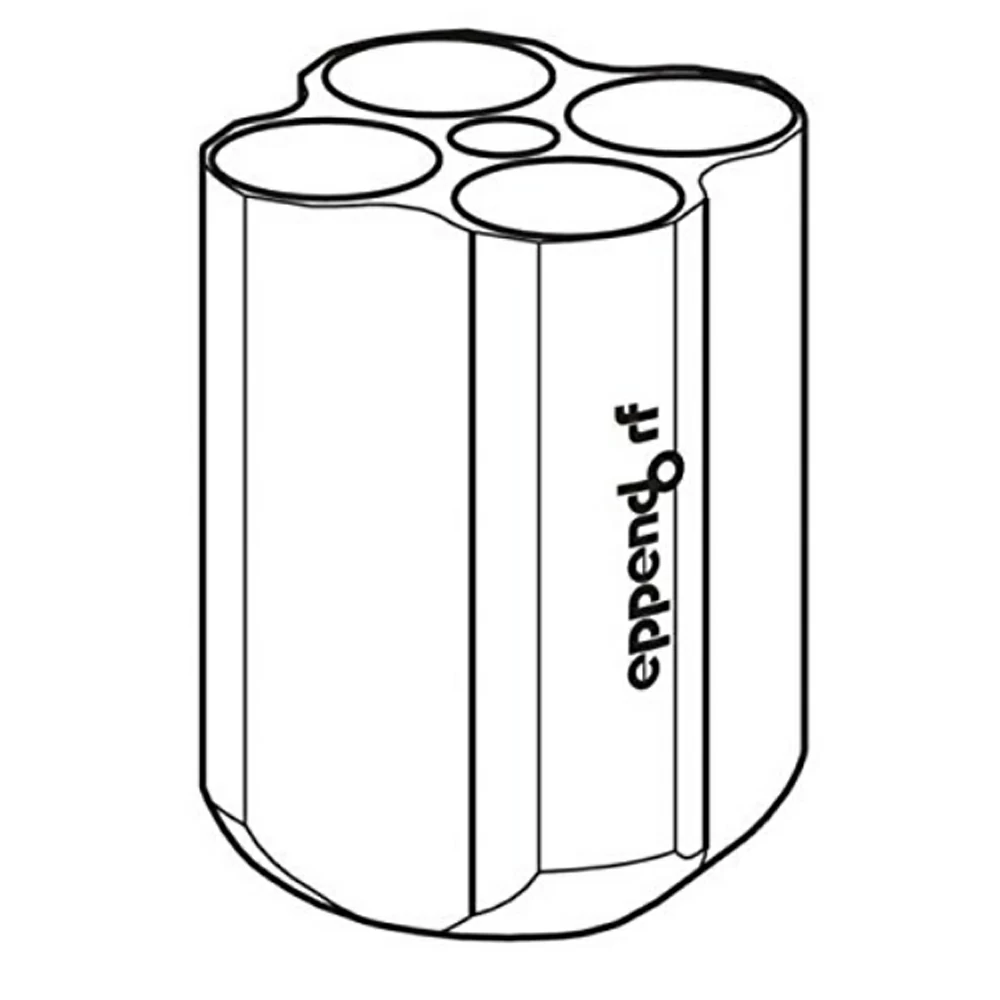 Eppendorf 5804784006 4 x 50ml Conical Adapters, For 250ml Round Buckets, 2 Adapters/Unit primary image