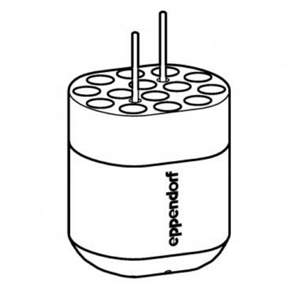 Eppendorf 5804789008 14 x 2.6-8ml Adapters, For 250ml Round Buckets, 2 Adapters/Unit primary image