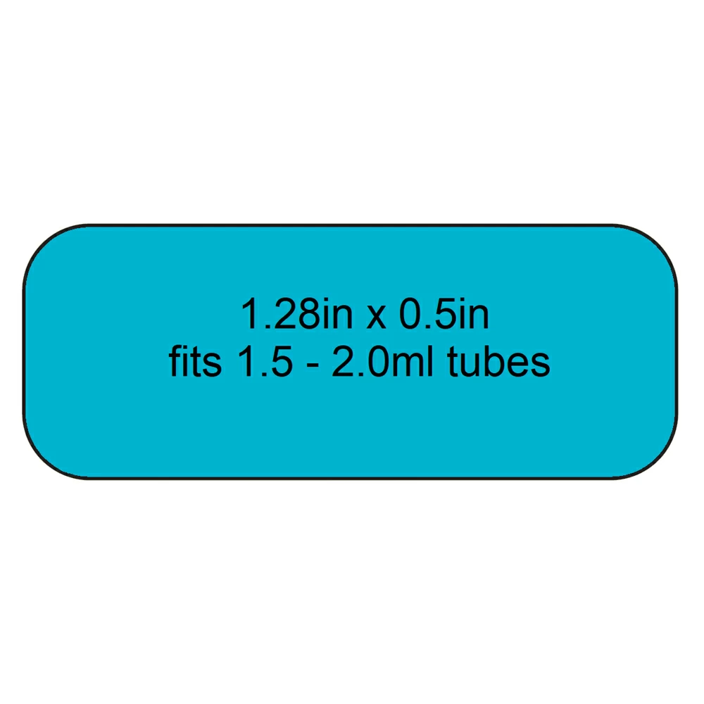 Diversified Biotech LCRY-1700-B,  1.5 - 2.0ml, Blue, 1,700 Labels/Unit primary image