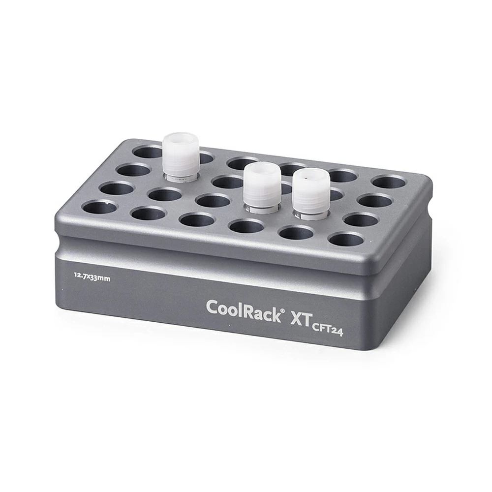 BioCision BCS-534, CoolRack XT CFT24 24 x 12.5mm cryogenic vials, 1 Rack/Unit primary image