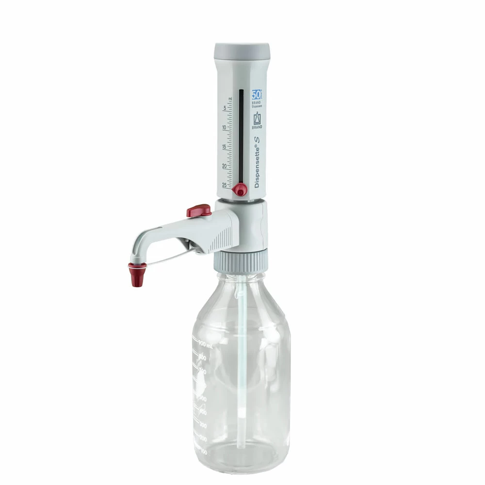 BrandTech Scientific 4600151 Dispensette S Analog 2.5-25ml, Recirculation Valve, 1 Dispenser/Unit secondary image